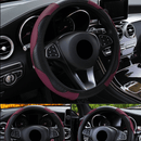 Funda de Volante Universal de Cuero para Coche