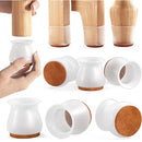 Kit de 16 Piezas de Protector de Pies de Muebles de Silicona