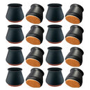 Kit de 16 Piezas de Protector de Pies de Muebles de Silicona