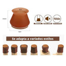 Kit de 16 Piezas de Protector de Pies de Muebles de Silicona